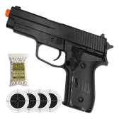 Imagem da oferta Pistola De Airsoft P226 Rossi Vg 6mm Kit Completo