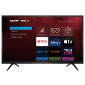 Imagem da oferta Smart TV Roku SEMP TCL 32'' HD WideScreen HDMI USB WiFi Preto - 32R5500