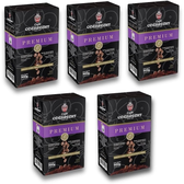 Imagem da oferta Kit 5 Pacotes de Café Odebrecht Torrado e Moido Premium Predominante Arábica 500g - 5 x 500g