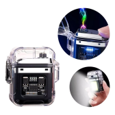 Imagem da oferta Isqueiro Eletrico De Plasma Carregador Usb Lanterna Potente