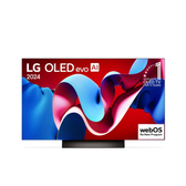 Imagem da oferta Smart TV 4K 48" LG OLED evo Gaming TV OLED48C4 Processador 9 Ger7 AI Painel 144Hz Design Ultra Slim Dolby Vision Dolby
