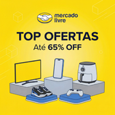 Imagem da oferta Top Ofertas Mercado Livre: até 65% OFF em Eletrônicos, Casa, Moda e mais!