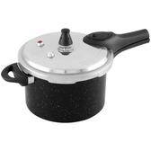 Imagem da oferta Panela de Pressão Brinox 4,2L Preta Fechamento Externo Ceramic Life Pressure
