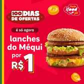 Imagem da oferta Peça lanches por apenas R$1