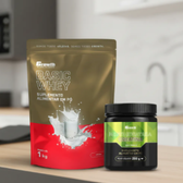 Imagem da oferta Kit Growth: Whey Protein Basic Natural 1kg + Creatina Monohidratada 250g