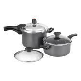 Imagem da oferta Kit Panela Pressão Cozillar 4,5l Antiaderente - 2 Peças