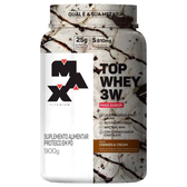 Imagem da oferta Max Titanium Top Whey 3W (900G) - Sabor Mais Sabor - Cookies & Cream
