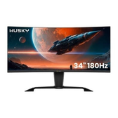 Imagem da oferta Monitor Husky Gaming Tempest LED 34" UltraWide Curvo WQHD HDMIDP 144Hz 1ms AdaptiveSync - HGMT005