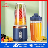 Imagem da oferta Dê uma olhada em Espremedor Elétrico Mini Liquidificador Portátil Suco Alimento Misturador Smoothie 6 Lâminas VITOR
