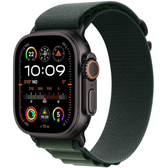 Imagem da oferta Apple Watch Ultra 2 GPS + Cellular Caixa preta de titânio 49 mm Pulseira loop Alpina verde-escura G