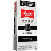 Imagem da oferta Capsula Melitta Ristretto Intensidade 11 Compativel Nespresso - 10 Unidades