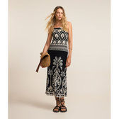 Imagem da oferta Vestido Midi em Viscose com Estampa Étnica