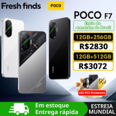 Imagem da oferta Estreia mundial POCO F7 5G Versão Clobal Smartphone Snapdragon 8s Gen 4 6,83 '' Display AMOLED 6500mAh Bateria 90 512g