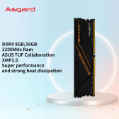 Imagem da oferta Asgard-Série Tuf PC DDR4 RAM Co-Brand Desktop Udimm 16GB 32GB 3200MHz 3600MHz