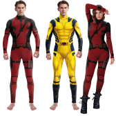 Imagem da oferta Fantasia Cosplay Traje Deadpool e Wolverine Unissex