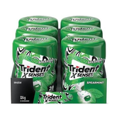 Imagem da oferta 6 Unidades Chiclete Trident X Senses Spearmint Menta Display - 54g