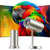 Imagem da oferta Basike Mini Projetor Portatil 4K 1080P Full HD 5G WIFI 6 BT 5.0 Android 11 12000 Lumens Led Auto de Correcção Trapezó