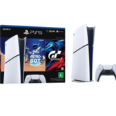 Imagem da oferta PlayStation 5 Slim Edição Digital 1TB 1 Controle Branco Sony com 2 Jogos