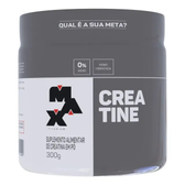 Imagem da oferta Creatina Max Titanium Monohidratada Em Pó Pote 300g Creatina Po Sem Sabor