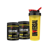 Imagem da oferta Creatina Monohidratada 400g + Coqueteleira 600ml - Universal