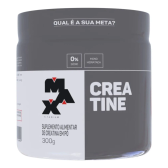 Imagem da oferta Creatina Max Titanium Monohidratada em Pó Pote 300g Creatina Po Sem Sabor