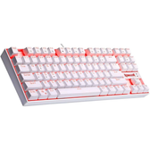 Imagem da oferta Redragon TECLADO MECANICO REDRAGON KUMARA K552W-2 SINGLE COLOR BRANCO/MARROM UNICO