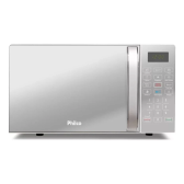 Imagem da oferta Micro-ondas Philco Pmo123 Capacidade 20 Litros 1100w Branco Espelhado Função Tira Odor 110v