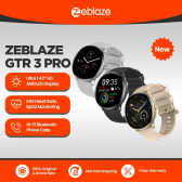 Imagem da oferta Zeblaze GTR 3 Pro Voz Chamando Relógio Inteligente AMOLED Display Aço Inoxidável 316L Aptidão Smartwatch Para As Mul