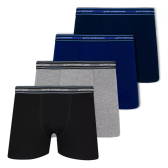 Imagem da oferta Kit 4 Cuecas Boxer Lupo Em Algodão Masculina Cotton Original