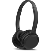 Imagem da oferta Headphone Philips bluetooth on-ear com microfone e energia para 15 horas na cor preto TAH1108BK55