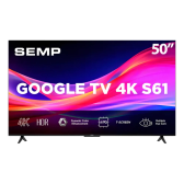 Imagem da oferta Smart Tv 50 Led 4k Ultra Hd Semp Tcl S61 Google Tv