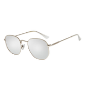 Imagem da oferta Óculos de Sol Unissex Quadrado Hexagonal Espelhado OC.MT.3076.3207 - Chilli Beans