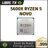 Imagem da oferta Processador LIBRETX Ryzen R5 5600X AM4 / Placa Mãe B450M Estoque Brasil Frete Grátis
