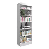 Imagem da oferta Livreiro Em Mdp C/ 6 Prateleiras Design Vintage Estilo Retro