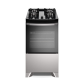 Imagem da oferta Fogão 4 bocas Electrolux Cinza Efficient Mesa Vidro Tripla Chama e PerfectCook (FE4GG) - Bivolt