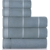 Imagem da oferta Jogo De Toalhas Altenburg Striscia 5 Peças Azul 100 Algodão Lake