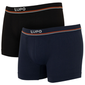 Imagem da oferta Kit de 2 Cuecas Lupo Boxer Sem Costura