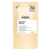 Imagem da oferta L'Oréal Professionnel Serie Expert Absolut Repair Shampoo Reconstrutor para Cabelos Danificados e Finos Refil com Quino
