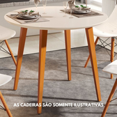 Imagem da oferta Mesa De Jantar Redonda 90 Cm