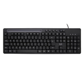 Imagem da oferta Teclado Com Fio Conexão USB Teclas Multimídia Slot pTablet até 10" Preto Multi - TC262