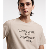 Imagem da oferta Camiseta Comfort com Estampa em Lettering Tam P