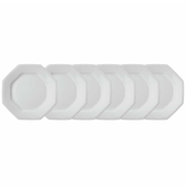 Imagem da oferta Conjunto com 6 Pratos de Sobremesa Schmidt Prisma em Porcelana 205cm - Branco