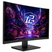 Imagem da oferta Monitor Gamer ASRock Phantom Gaming PG27QRT1B 27 Pol Curvo QHD 1ms 180hz 132% sRGB VA FreeSync HDMI/DP
