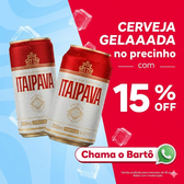 Imagem da oferta ITAIPAVA com 15% OFF no IFOOD!