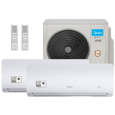 Imagem da oferta Ar Condicionado Multi Split Midea Xtreme Save 18000 BTUs 2X9000 Quente e Frio Inverter 220V 38MBMBA18M5 - WebContine