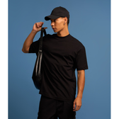 Imagem da oferta Camiseta Relaxed em Algodão com Gola Canelada