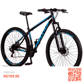 Imagem da oferta Bicicleta Aro 29 Aço Carbono Highlevel Freios a Disco Suspensão 21v