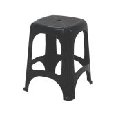 Imagem da oferta Banqueta Baixa Preta Tramontina Basic