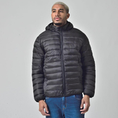 Imagem da oferta Jaqueta Puffer Acolchoada Masculina Com Capuz Removível Preto Emporio Alex - Preto