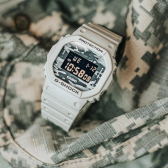Imagem da oferta Relógio Casio G-shock Masculino Camuflado Dw-5600ca-8dr Cor da correia Bege